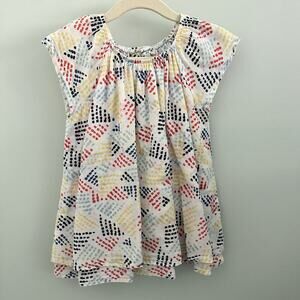 Girl's Splendid Tunic Top Dress Double Layer Abstract Primary Shapes 4-5